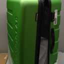 SwissGear 7366 Hardside Expandable Luggage with Spinner Wheels, Green, Checked-Large 27-Inch