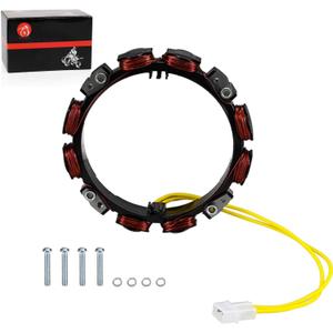 Alternator Stator Coil 2Pin For Briggs & Stratton Engines 10-16 Amp 592830 Replaces for OEM 592830, 696458, 691064, 393295 845907 394890 797375