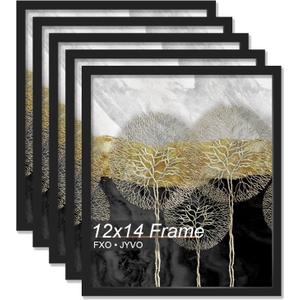12x14 Picture Frame Set of 5 for Photo Poster Horizontally/Vertically