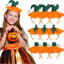 Halloween Pumpkin Headband Halloween Pumpkin Headwear Headband Top Hat Headpiece Hair Hoop for Costume Accessories