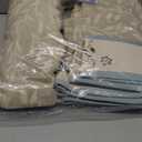 Madison Park Serene 100% Cotton Bath Towel Set Luxurious Floral Decorative Towels for Bathroom Embroidered Cotton Jacquard Design Soft Highly Absorbent for Shower 600 GSM, Multi-Sizes, Blue 6 Piece