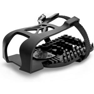 Peloton Bike & Peloton Bike+ Pedals Compatible Toe Cage Adapters - Convert Look Delta Pedals on Indoor Exercise Bike to Toe Cages and Straps - Ride with Regular Shoes