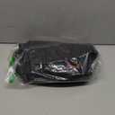 Femuar Reusable Lunch Box for Men/Women - Insulated Lunch Bag Leakproof Lunchbox for Work Office Picnic Beach - Freezable Lunch Cooler Bag with Adjustable Shoulder Strap - Black (Medium Size)