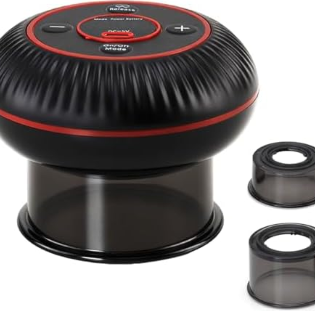 APXPF Cupping Kit for Massage Therapy - 4 in 1 Electric Cupping Therapy Set, Portable Smart Electric Massage Cups