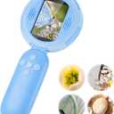 Handheld Microscope for Kids, Mini Digital Microscope for Kids with 2'' Inch Screen,Geology Educational Science for Age 4 5 6 7 8 Girls&Boys