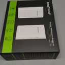 BrosTrend 5GHz 867Mbps WiFi Bridge Point to Point Outdoor, 1KM Wireless Internet Network Bridge, Plug & Play, Long Range PtP PtMP, Passive PoE Injector, work with Starlink, Extend Network to Buildings