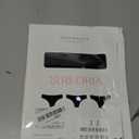 REORIA Womens Sexy Lace Seamless Thongs Panties for Women Cheeky No Show Breathable Underwear 5-Pack (Medium)