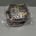 2 x 96PCS 5th Birthday Party Plates Set Black and Gold Theme Decorations Include Black Gold Plates and Napkins Forks for 5 Year Old Boys Girls Birthday Party Supplies Serves 24 Guests