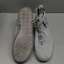 RUNMAXX Mens Fashion Walking Lace Up High Top Shoes Stylish Running Athletic Casual Sneaker (12.5, Grey)