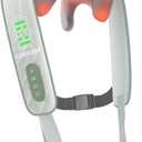 Snailax Cordless Shiatsu Neck Massager with Heat, 4D Kneading Back Shoulder Massager Deep Tissue, Larger Massage & Heating Area, Gift for Mom Dad (Green 682)