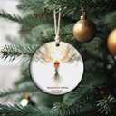 Pope Francis Memorial Ornament, Catholic Gifts, Religious Keepsake, in Loving Memory Memorial Ornament, Pope Keepsake Memory Gift (C25)