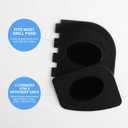 Cast Iron Scrubber Cleaner, Chainmail Scrubber for Cast Iron Pan Skillet, Dish Scouring Pad, 316 Stainless Steel Brush/Scraper for Metal Skillet Scrubbing, Wok, Dutch Oven Cleaning Kit - Thick Mesh