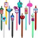 12 Pcs Nurse Pens Cute Nursing Student Essentials Pens, Include 10 replacement refills Writing Instruments for Nurses, Medical Assistants, Students, Workers Office Appreciation Gifts