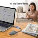 meatanty 3 in 1 USB Mouse Mover with Timer, Separate Mode Selection and ON/Off Button, Mouse Shaker Wiggler Supports Multi-Track, Driver-Free and PlugPlay Keeps PC Active