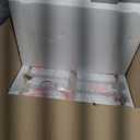 Modern Gold Chandelier, 6-Light Dining Room Chandelier Light Fixture with Glass Shade, Rotatable Ceiling Hanging Light for Contemporary Living Room, Bedroom, Kitchen Island, Foyer, Dia 26.5"