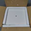 Danya B. Large Rustic Decorative 5-Tier Corner Floating Wall Mount Display Shelving Unit (White)