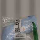 Allimy Womens Summer Short Sleeve Slim Fitted Tshirt Round Neck Ribbed Crop Tops (Large, Sky Blue)