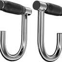 Upgrated Pull Up Assistance Resistance Bands Handles, Unique Steel Stretch Elastic Exercises Band Attachment Handles with Rubber for Pull-up Bars Workouts Home Gym