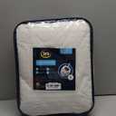 Serta Waterproof Heated Mattress Pad, Electric Bed Warmer with 10 Heat Settings, Auto Shut Off Timer, ETL Certified Electric Mattress Pad, Elastic Deep Pocket, Machine Washable, White Twin XL