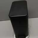 Cesun Bathroom Trash Can with Lid, 2.6 Gallon Small Black Bathroom Garbage Can Soft Close, Stainless Steel Waste Basket with Step Pedal for Bedroom, Laundry Room, Living Room, Home Office, Toilet, RV