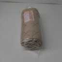 BedSpread with 1 Pillowcase Beige 230" x 168"