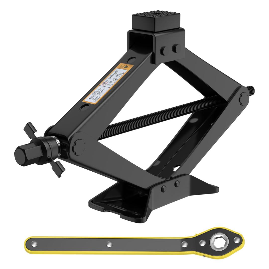 Scissor Jack for Car 3 Ton 6614 LBS, Spare Tire Changing Kit,Portable Tire Jack,Lifting Jack for Car/SUV/MPV