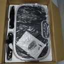 Vibration Plate Exercise Machine for Weight Loss and Lymphatic Drainage - 330lbs Capacity Vibrating Platform for Home Gym Workout, Full Body Shaker Pilates Equipment with Loop Bands for Women and Men