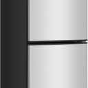 Compact Refrigerator with Freezer 4.2 Cu. Ft. 2-Door Dorm Fridge with Adjustable 7-Level Thermostat, Small Refrigerator with Freezer for Home, RV, College Dorm, Apartment, Office, Silver
