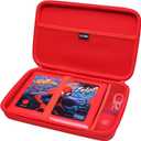 LTGEM Case Compatible with Lexibook Spider-Man/Unicorn/Disney Princess/Disney Stitch Laptop, Red(Case Only)