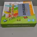 Wooden Car Ramp Toy for 1 2 3 Year Old Boys and Girls 4 Level Toddler Race Track with 8 Mini Cars Garage - Montessori Toys for 1-3 Year Old Christmas Birthday Gifts