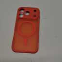 MOCCA Magnetic for iPhone 17 Pro Case, (Compatible with Magsafe) (16FT Military Grade Protection) Full Camera Protection Anti-Fingerprint Slim Translucent Matte Phone Cover 6.3",Red