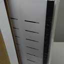 Expandable Pull-Out Cabinet Organizer - White, 21" D x Adjustable Width 12.6-20.47", No Drill Adhesive Installation with 3-Slide Rails for Kitchen Storage (2 Pack)