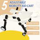 Medium-Scale Pet Chicken Wheelchair - Adjustable Mobility Aid Cart for Injured/Disabled Poultry, Comfortable Fit to Support Free Movement, Ideal for Medium-Sized Pet Chickens