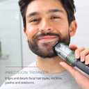 Remington Vacuum Beard Trimmer,13 Length and Style Settings with Adjustable Length Comb (2-18mm),Vacuum Trimmer for Beard, Mustache, and Stubble, Rechargeable Lithium Power, Washable, Removable Blades