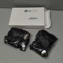 STAY GENT Men Sock Suspenders, Sock Garters for Men, Soft Sock Holders (Coal Black)