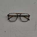 livho Blue Light Blocking Glasses, Fashion Fake Oversized Aviator Vintage Glasses, Retro Pilot Computer Glasses for Women/Men (*Leopard/Tortoise)