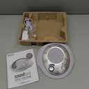 Homedics SoundSleep White Noise Sound Machine, Silver, Small Travel Size with 6 Relaxing Nature Sounds, Portable Therapy for Home, Office, Nursery, Auto-Off Timer