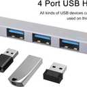 ARTIBETTER USB Hub 4-Port OTG Data Dock Type-C to USB 2.0 Adapter Compact 3.1 Hub for Laptop Pc Accessories Plug and Play