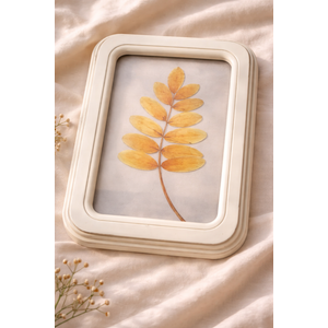 11.8 IN Clear Wall Sign Leaf, Yellow