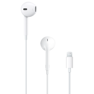 Apple EarPods Headphones with Lightning Connector, Wired Ear Buds for iPhone with Builtin Remote to Control Music, Phone Calls, and Volume