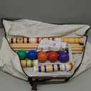 ropoda Six-Player Croquet Set with Wooden Mallets, Colored Balls, Sturdy Carrying Bag for Adults &Kids, Perfect for Lawn,Backyard,Park and More