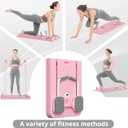 JANUA Pilates Board - Pilates Reformer Set, Multi-Purpose Foldable Pilates Reformer Board for Home, 5 in 1 Pilates Sliding Board