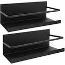 Feokely 1 Pack Premium Quality Magnetic Spice Rack for Refrigerator, Strong Magnetic Spice Rack for Holding Jars, Perfect Space Saving Magnetic Shelf