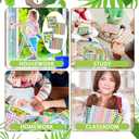 100 Pieces Sticker Charts Incentive Chart for Classroom Reward Chart for Kids in 4 Designs with 2160 Mini Stickers Dry Erase Chore Chart for Classroom Teaching or Home Using (Cute Style)