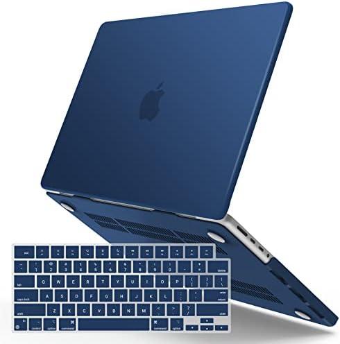 IBENZER Case for MacBook Pro 14 Inch, 2025-2021, Navy Blue, Hardshell Case with Keyboard Cover, Protects Mac Pro 14 (A3112-A2442), Lightweight, Easy Installation