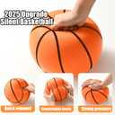 Sprstar Silent Basketball Size 7 (29.5") - 2026 New Upgrade Foam Basketball Arcade Game Indoor | Ball for Quiet Dribbling and Indoor Training,Pro PU Foam Ball Higher Bounce