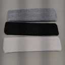 3 Pack Men & Women Sweatband Headband Terry Cloth Moisture Wicking for Sports Tennis Gym Work Out