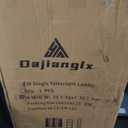 26.2FT Telescoping Ladder with Stabilizer Bar Wheels and Hooks, Multi-Purpose Extension Aluminum Folding Ladder Collapsible Adjustable Telescopic Ladders Extendable Ladder for Homeuse