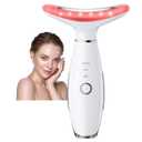 Neck Face Massager, Portable Facial Massager, 3 Modes Face Sculpting Tool, Face Massager Tool for Skin Care, (White)