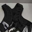 ZELUS Weighted Vest, 6lb Weight Vest with Reflective Stripe for Workout, Strength Training, Running, Fitness, Muscle Building, Weight Loss, Weightlifting (Black)